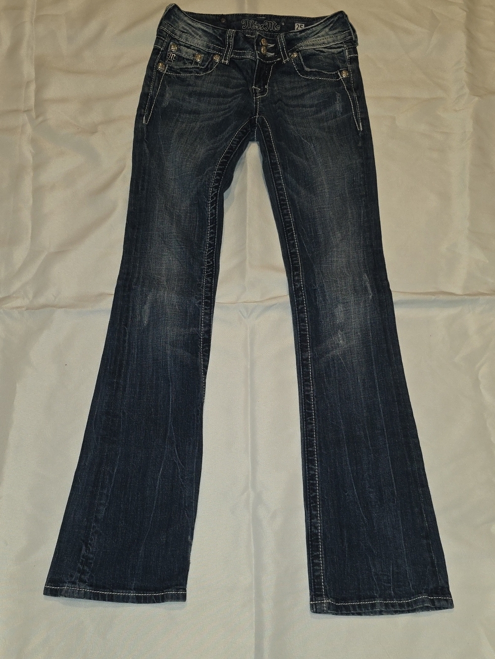 Miss Me Dark Blue Boot Cut Jeans